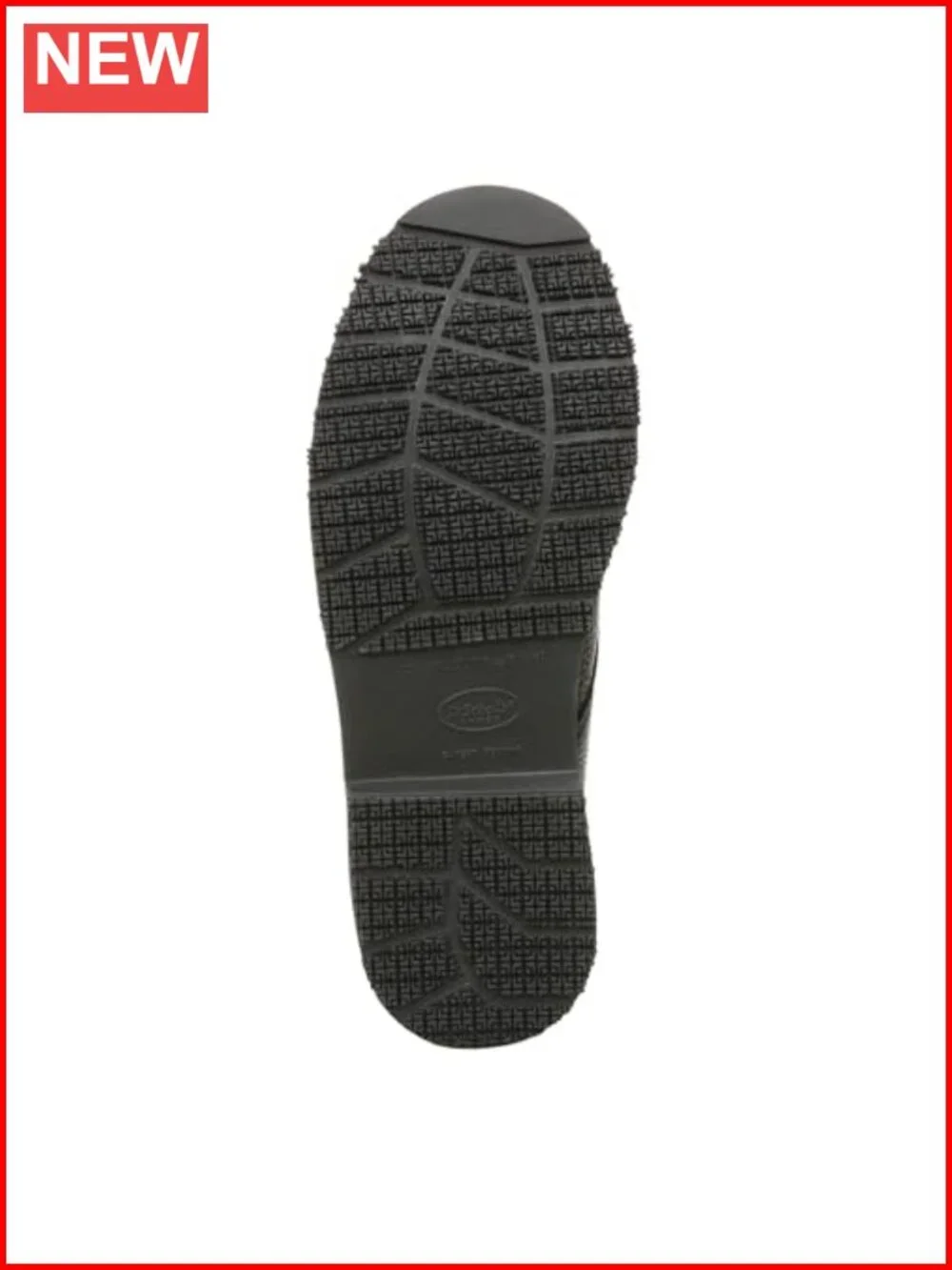 Men's Work Shoe Oil-Proof Slip-Resistant Leather Lace-Up Oxford